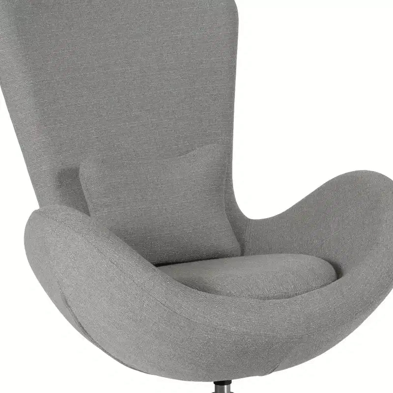 Flash Furniture Egg Series Side Reception Chair with Bowed Seat
