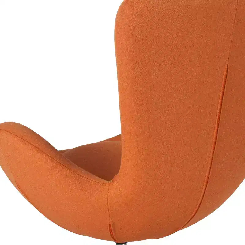 Flash Furniture Egg Series Side Reception Chair with Bowed Seat